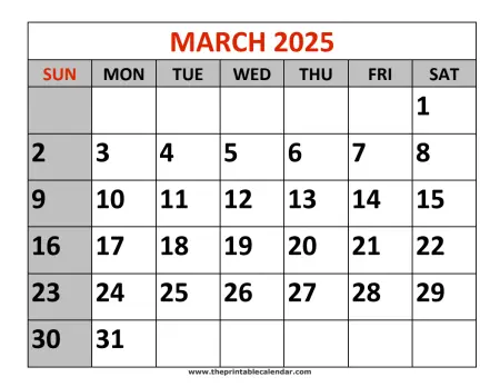 march 2025 printable calendar march 2025 printable calendar